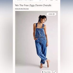Free People Ziggy Overalls